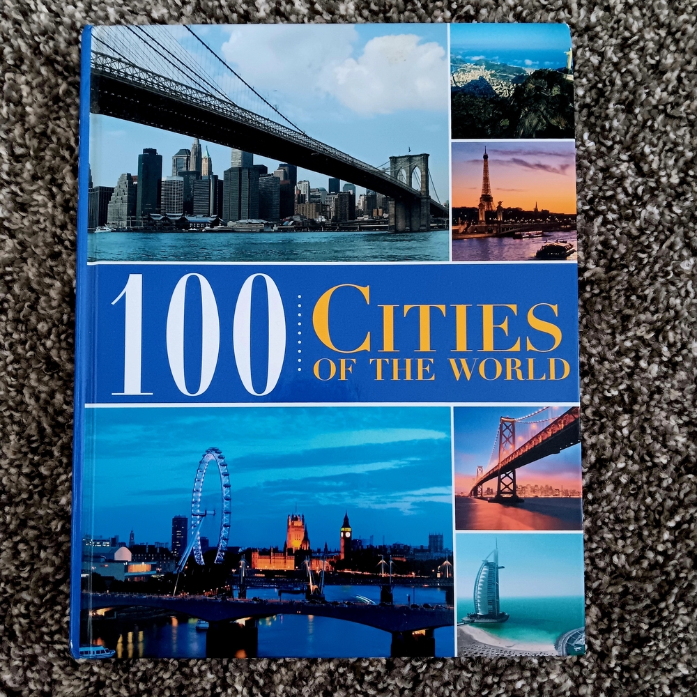 100 Cities of the World Book - Blue Cover